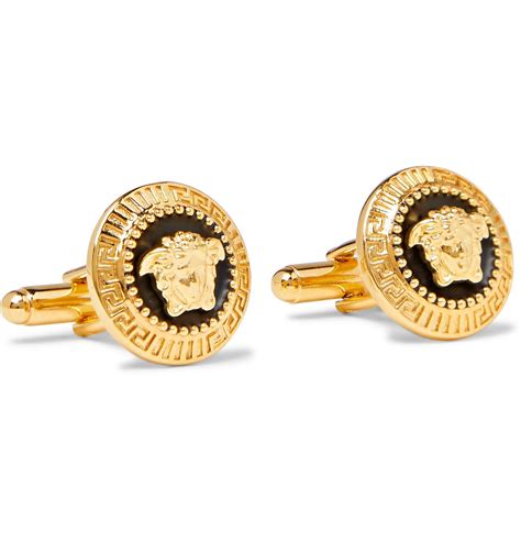 versace gold medusa cufflinks|Medusa Cufflinks in Gold .